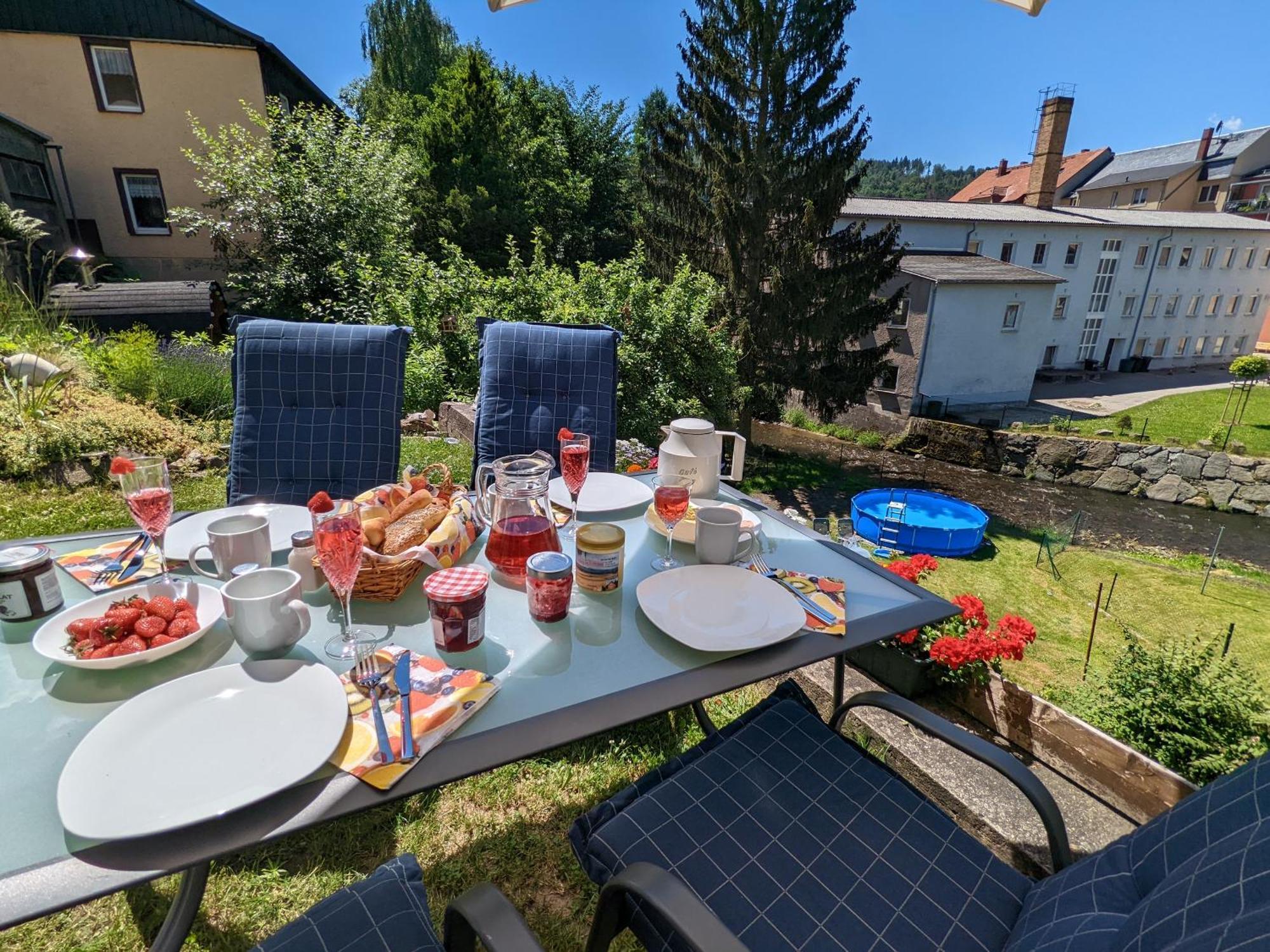Zi2 - Urlaubsmagie - Whirlpool, Sauna Und Garten Apartman Sebnitz Kültér fotó