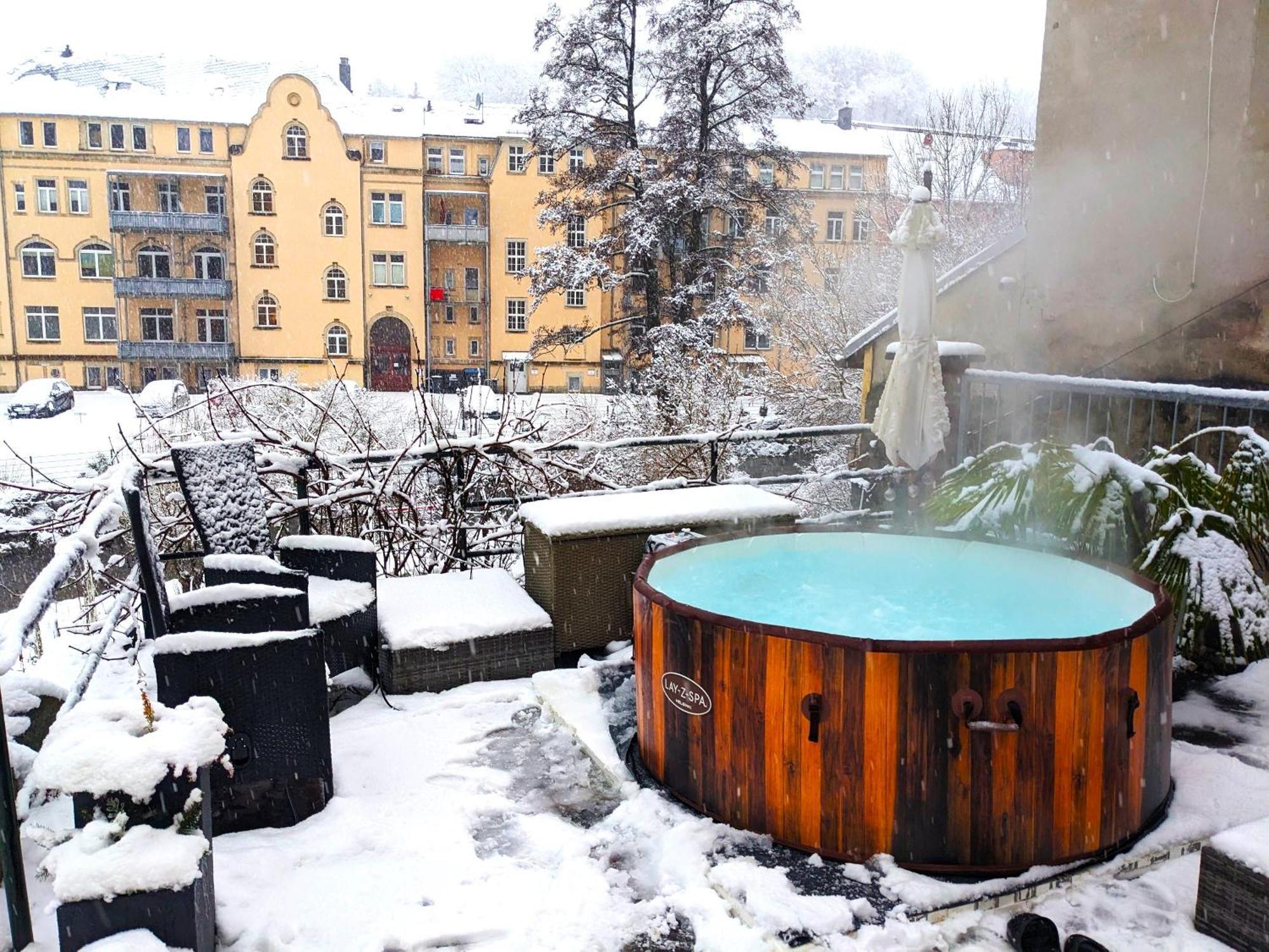 Zi2 - Urlaubsmagie - Whirlpool, Sauna Und Garten Apartman Sebnitz Kültér fotó